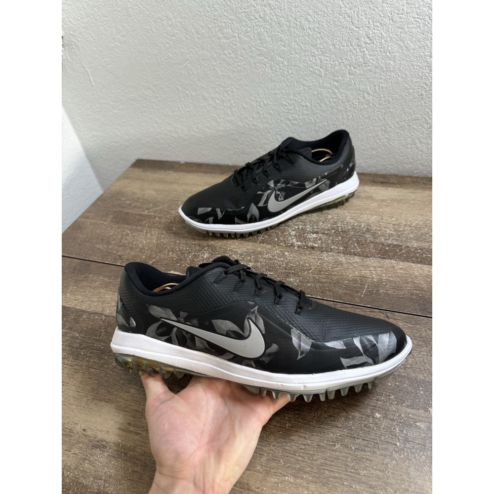 SAMPLE Men's Nike Lunar Control Vapor 2 Golf Shoes Cleats Sz 10.5 Black‎ Floral